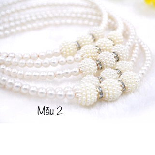 B53 Bờm tóc giả ngọc trai nhân tạo