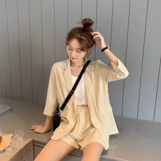 Set blazer và quần short ulzzang