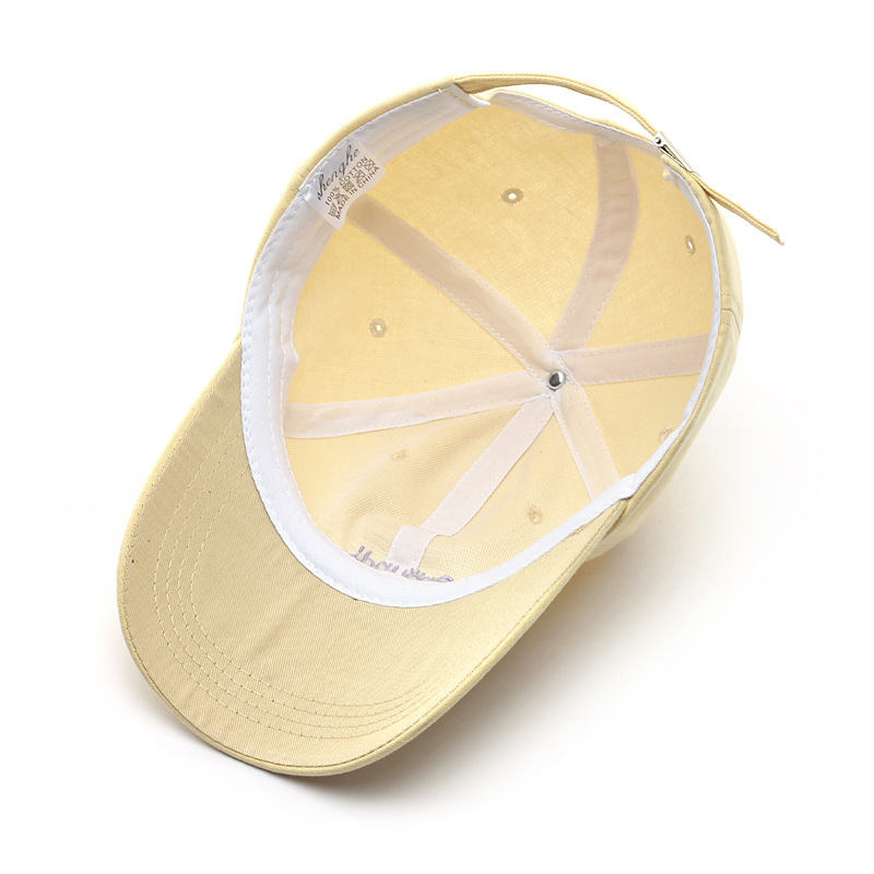 Mũ Lưỡi Trai LINJW Thêu Chữ Thời Trang Hàn Quốc 2020 Cho Nam &amp; Nữ