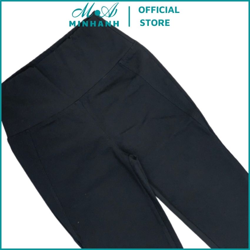 Quần legging Wang cạp cao siêu ghen bụng nâng mông chất umi cao cấp co giãn bốn chiều - Minhanh.official.store.