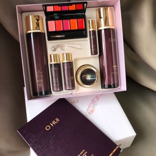 set hoa hồng sữa dưỡng Set Ohui Age ReCovery chống Lão Hoá Trẻ hoá bổ sung colagen - ohui tím