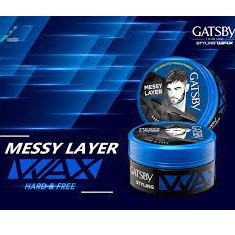 Wax tạo kiểu tóc Gatsby Hard Free xanh 75gr