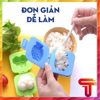 [GIÁ SỈ SIÊU RẺ - BỘ 6 CÁI] Khuôn ép cơm tạo hình cơm, trứng, bánh, thạch ngộ nghĩnh cho bé TaNoSa - T3A1