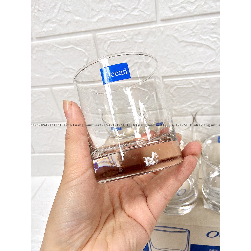 6 Cốc thủy tinh Ocean San Marino Rock B00409 245ml Hàng chính hãng chất lượng cao