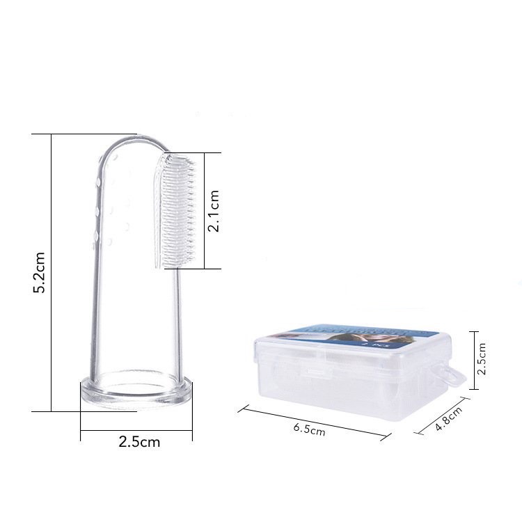 Tưa lưỡi silicon cho bé, rơ lưỡi xỏ ngón tay vệ sinh răng miệng cho bé