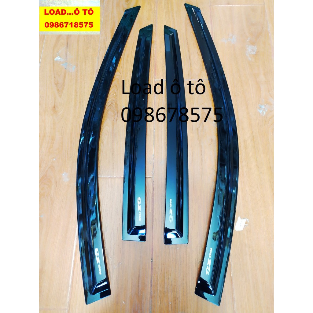 Vè Che Mưa, Viền Che Mưa Xe MG ZS, MG HS 2023-2020 Nhựa ABS Đen Bóng Cao Cấp