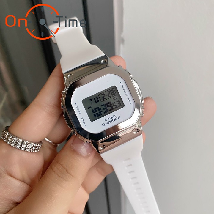 Đồng hồ đeo tay Nam nữ Casio GM-S5600 vỏ thép OneTime (full 5 màu lựa chọn)