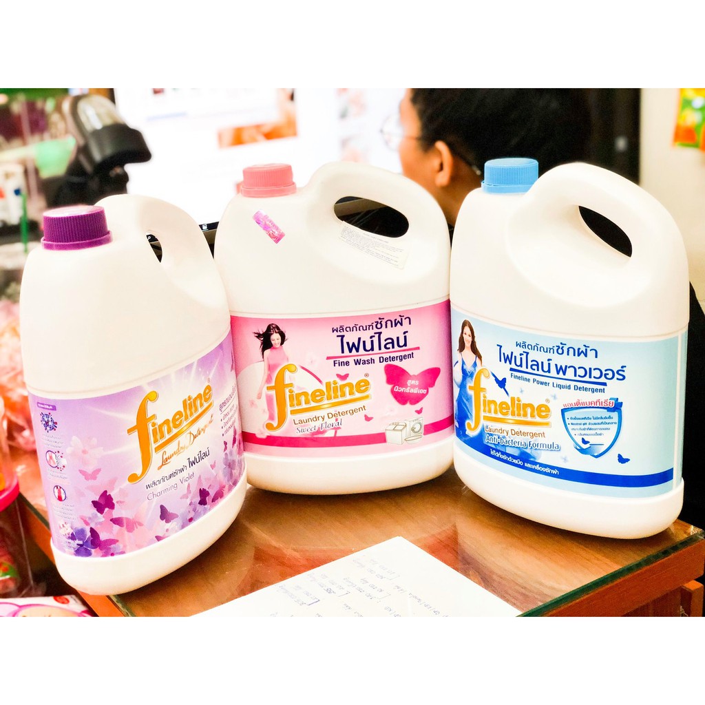 Nước giặt xả FINELINE Thái Lan 3L