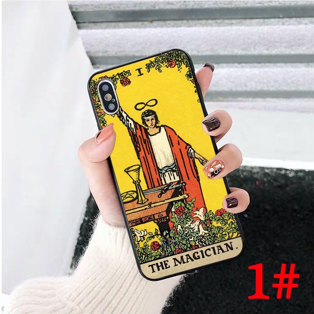 Ốp Điện Thoại Tpu Mềm Họa Tiết Lá Bài Tarot Divination Cho Iphone X Xs Max Xr 7 8 Plus 6 6s 5 5s Se