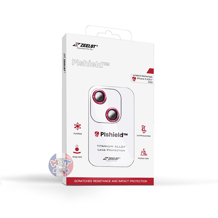Ốp viền kính bảo vệ Camera ZEELOT PIshield IP 13 / 13 Mini