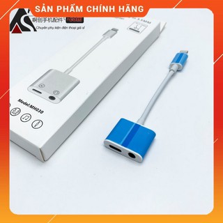 Jack Cáp Chuyển Cổng Lightning 2in1 MH030 Ra Cổng Sạc Và Tai Nghe 3.5mm