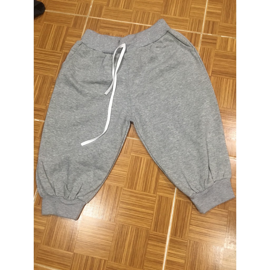 Quần jogger nam nữ lửng