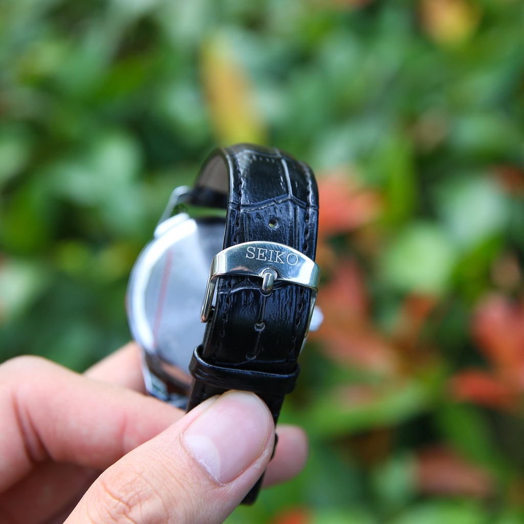 Đồng Hồ - Đồng Hồ Nam Seiko - Dây Da Cao Cấp - Máy Pin Kim Trôi - Hiển Thị 2 Lịch Sang Trọng - Bảo Hành 12 Tháng | BigBuy360 - bigbuy360.vn