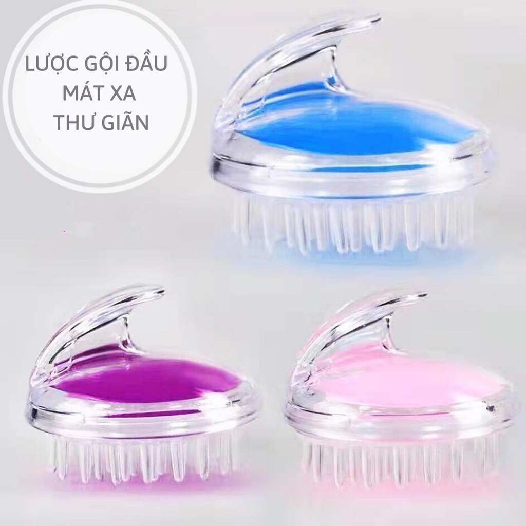 Bàn Chải Gội Đầu Massage Chăm Sóc Tóc da đầu thủ công hiệu quả - YOBOMALL