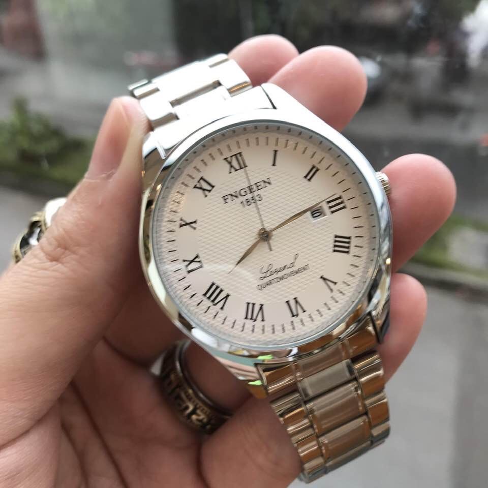 Đồng Hồ Nam Đồng Hồ Đeo Tay Nam FNGEEN 1853 Chính Hãng Cao Cấp, Mạ Sáng Bóng.Chống Nước Tốt.