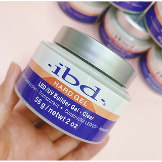 Gel đắp móng IBD 56g loại sịn không nóng không chảy - Màu trong suốt