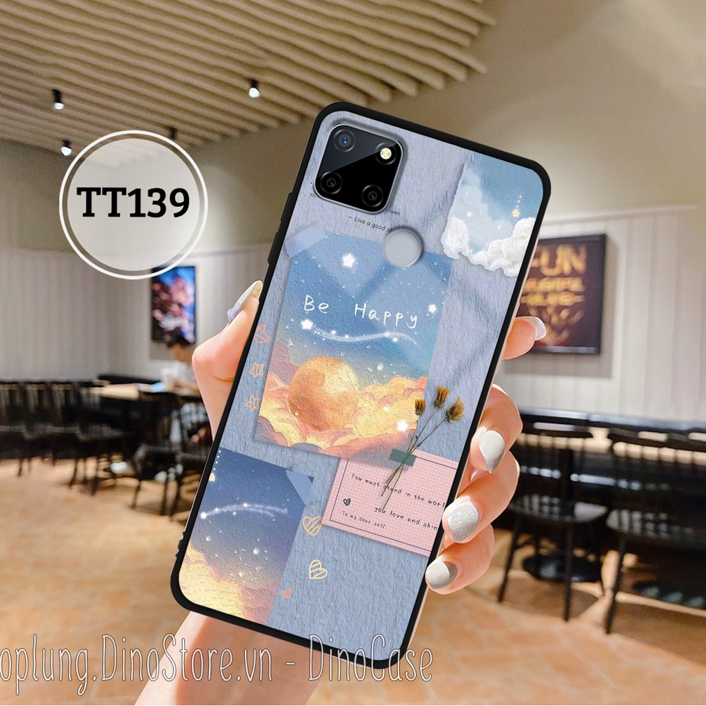Ốp lưng Realme C21-C21y-C11-C12-C15-C20 - Ốp Realme lưng cứng viền dẻo in hình vintage nhẹ nhàng dễ thương.