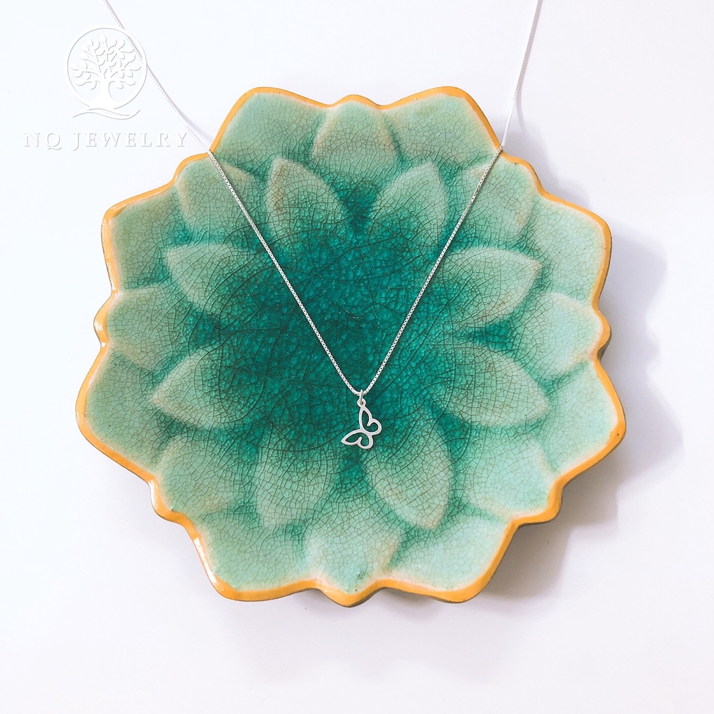 Dây chuyền bạc mặt bươm bướm - NQ Jewelry