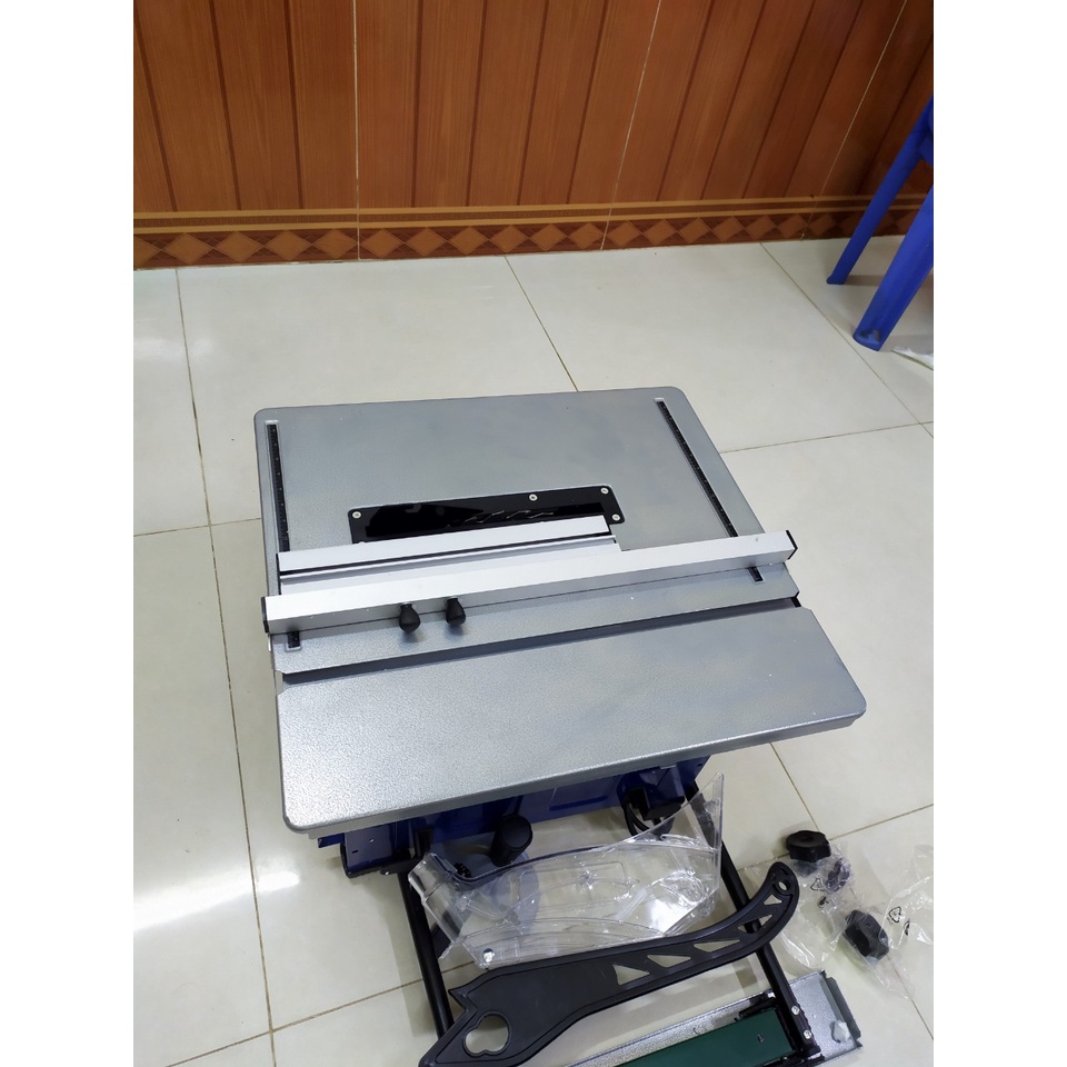 Máy Cưa bàn trượt chính hãng JIFA 1200W điều chỉnh góc nghiêng lưỡi cắt- máy cưa bàn mini kèm chân phụ