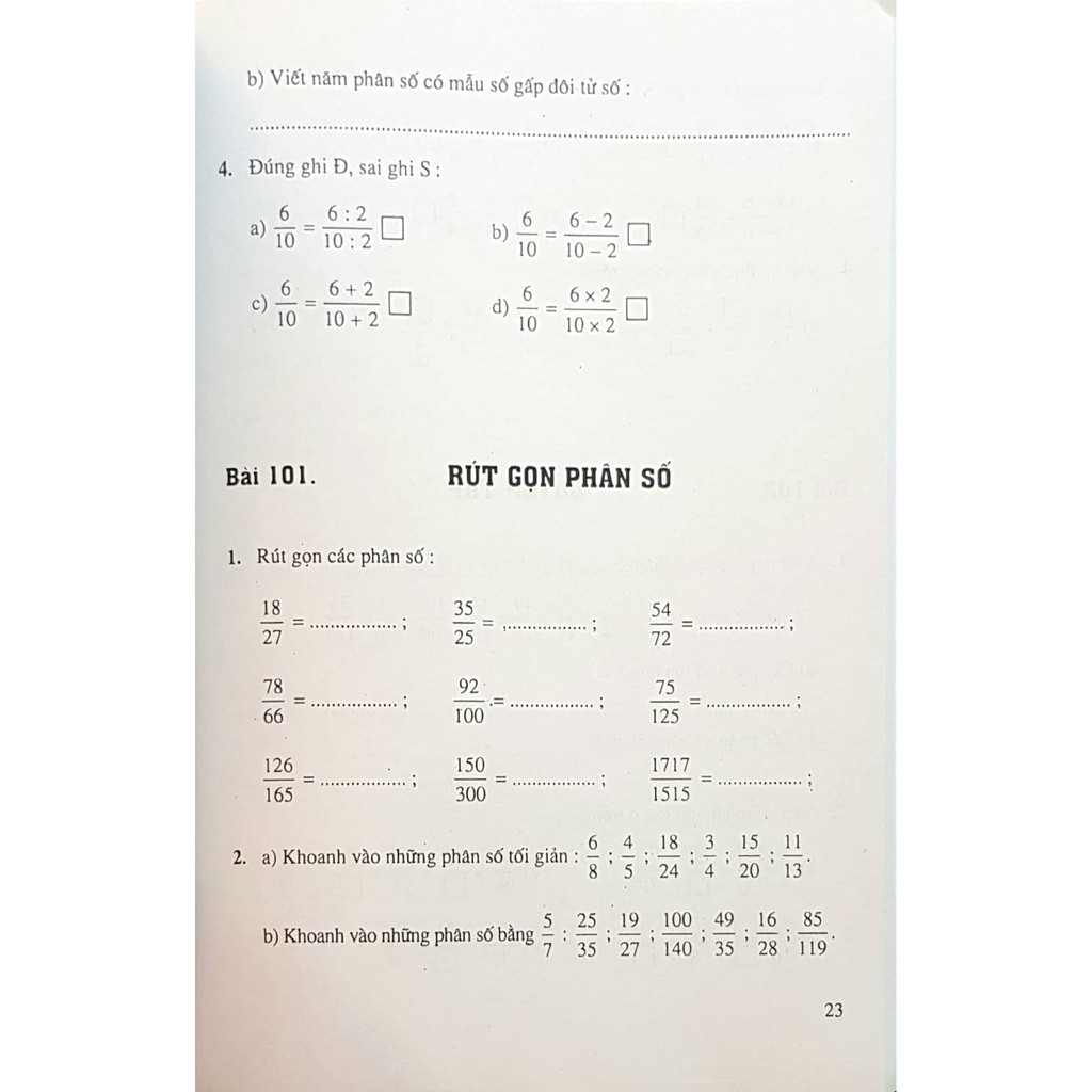 Sách - Vở bài tập Toán nâng cao 4 tập hai (tác giả Vũ Dương Thụy chủ biên)