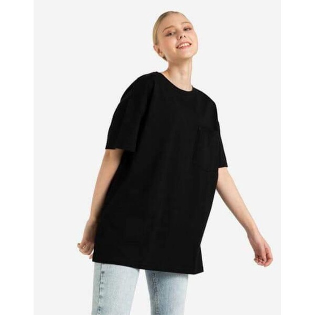 Áo thun Glo.ria Jean T-shirt women sports solid color basic cotton oversize