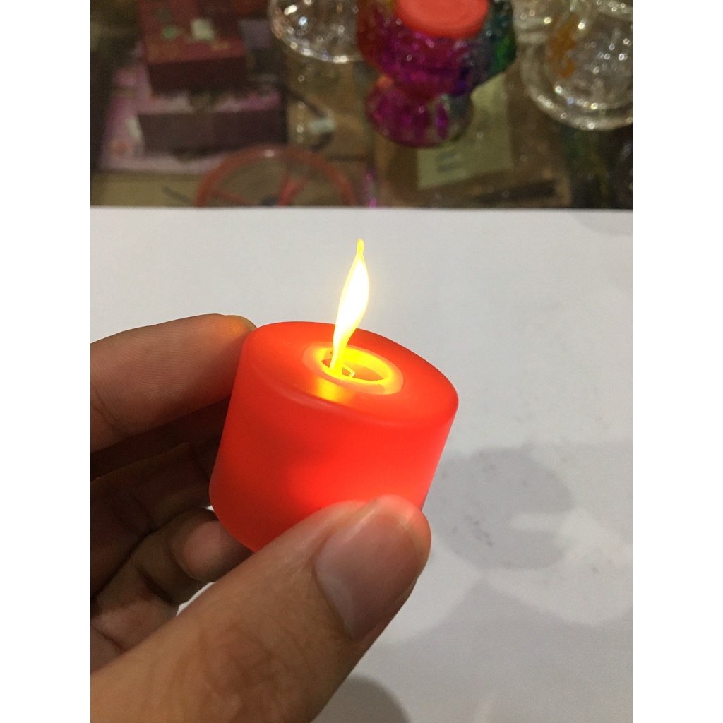Đèn cầy, nến tealight bằng pin - Văn phòng phẩm Nhơn Phát