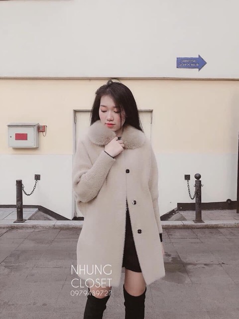 Áo len lông thỏ cao cấp chất len siêu siêu đẹp, mặc chanh sả lắm luon ạ