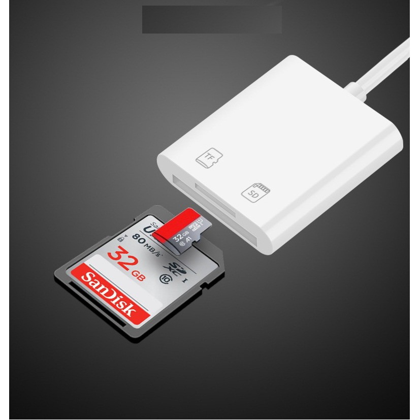 Đầu đọc thẻ nhớ iPhone iPad ( SD / Micro SD )