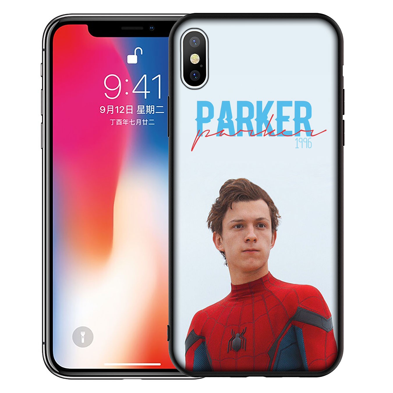 MARVEL Ốp Lưng Silicone Mềm In Hình Tom Holland Cho Xiaomi Redmi Note 8 / 6 Pro / 8t / 8a / 6a / 6pro / Note8 / Note6 / 8pro