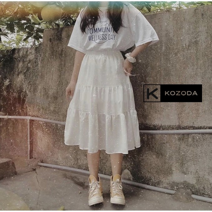 [ Mã FAMAYWA giảm 10K đơn 50K] Chân váy voan ☘ chân váy tầng 2 lớp kozoda Cv3 | BigBuy360 - bigbuy360.vn