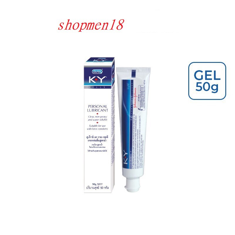 [ GIÁ SẬP SÀN  ] Gel bôi trơn DUREX KY Thái lan 50g - durex K-Y ( che tên sản phẩm khi giao )