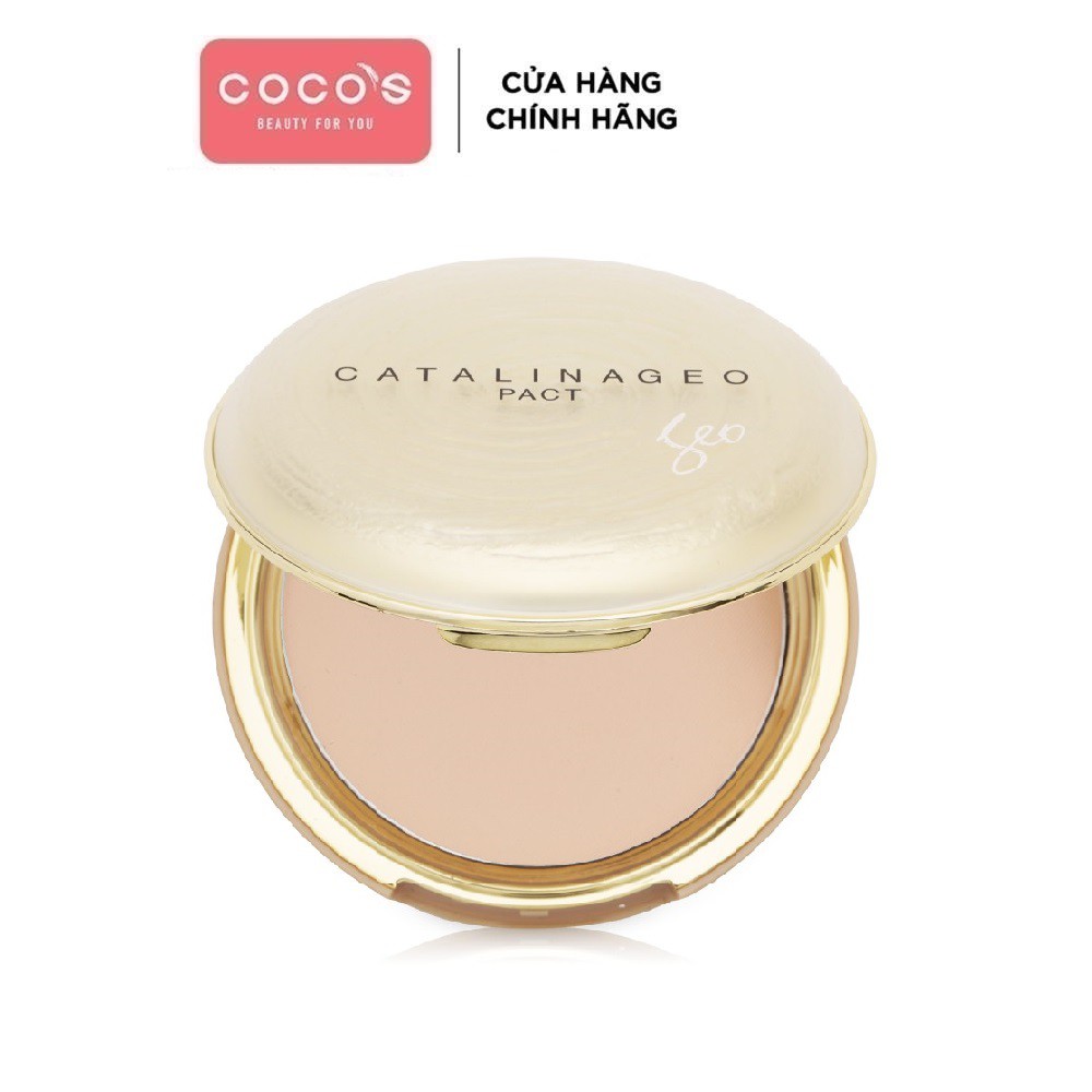 [Mã COSCOCOT4 -8% đơn 250K] Phấn phủ siêu mịn Catalina Geo Pact 22g - [HỘP VÀNG]