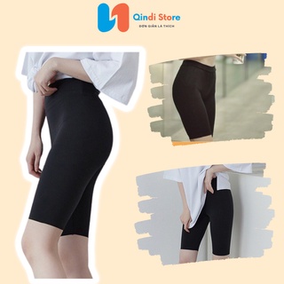 [Có Video+ Ảnh thật] Quần Legging Lửng Nữ Chất Thun Co Dãi Ôm Form QinDi Store MS1081