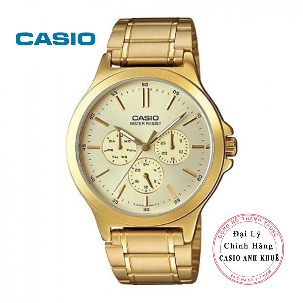 Đồng hồ nam Casio MTP-V300G-9AUDF dây kim loại