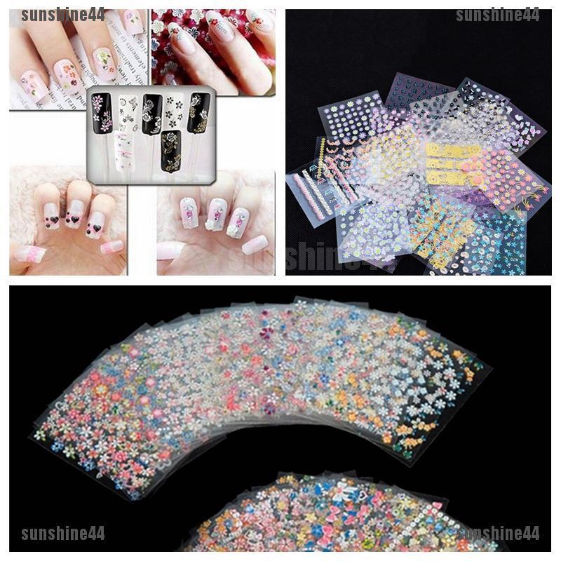 Fs Hình Dán 3D Trang Trí Móng Tay Nghệ Thuật