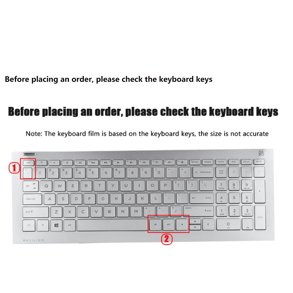 Miếng Dán Bảo Vệ Bàn Phím Cho HP 15S HP Pavilion 15 15.6 Inch Ốp