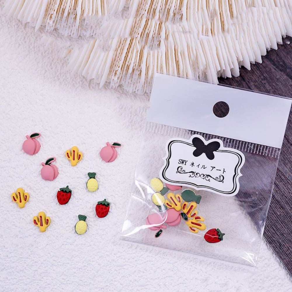 [Hàng mới về] Phụ kiện trang trí móng tay hình hoạt hình 3D đáng yêu