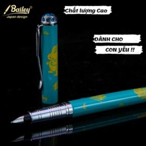 Bút Máy Học Sinh Aladin Bailey 01 Cá Sấu- Bút Máy Luyện Chữ Cao Cấp Nét Thanh Đậm