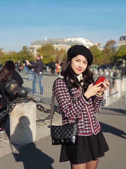 Khoác Tweed zara szXS