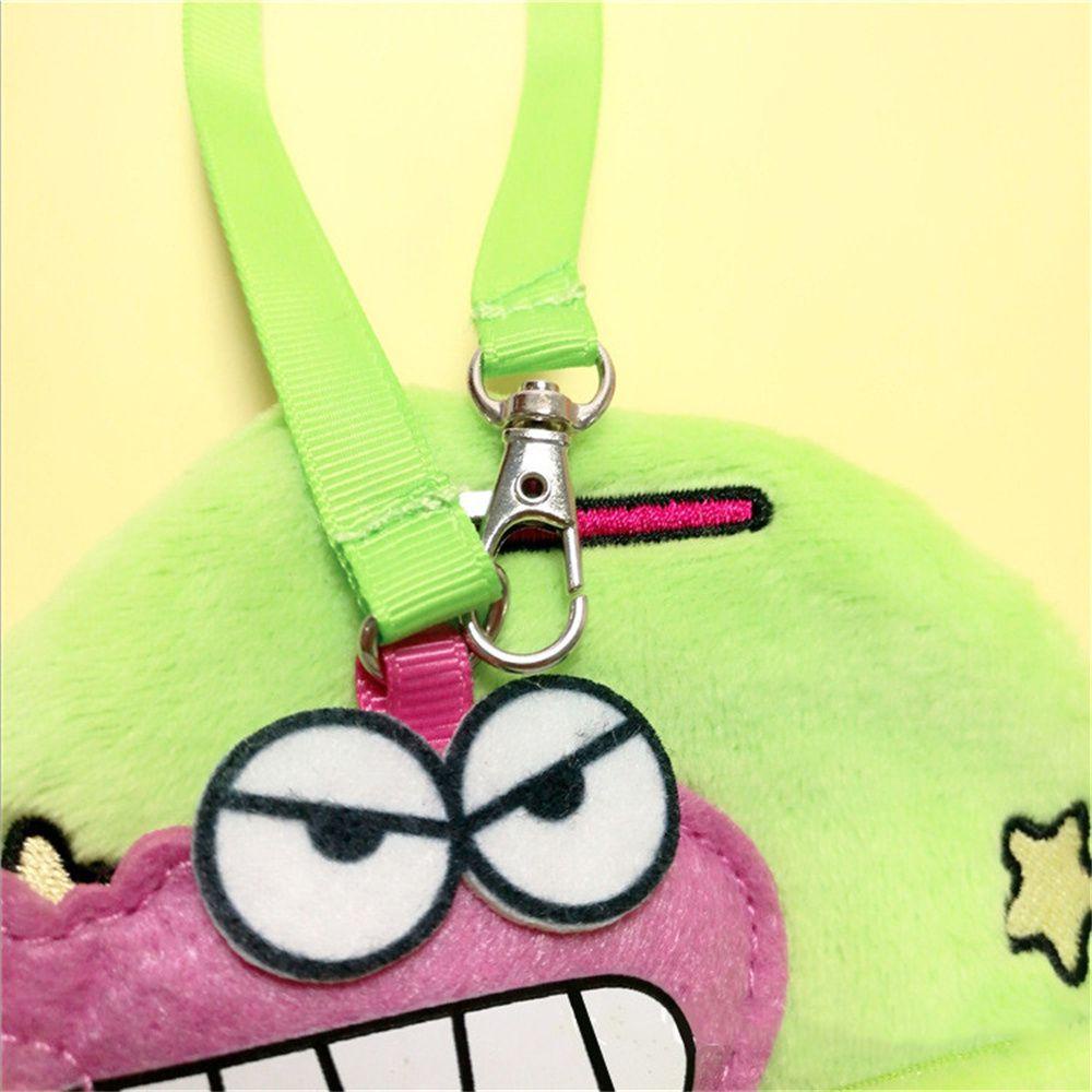 Móc Khóa Gắn Túi Xách / Ví Đựng Thẻ In Hoạt Hình Cậu Bé Bút Chì Shin-Chan Dễ Thương