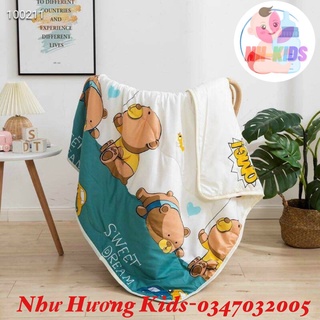 CHĂN HÈ CHO BÉ , CHẦN BÔNG 2 MẶT KT 1m5