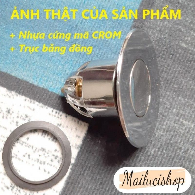 Nút bịt bồn rửa mặt lavabo nhấn nút cao cấp