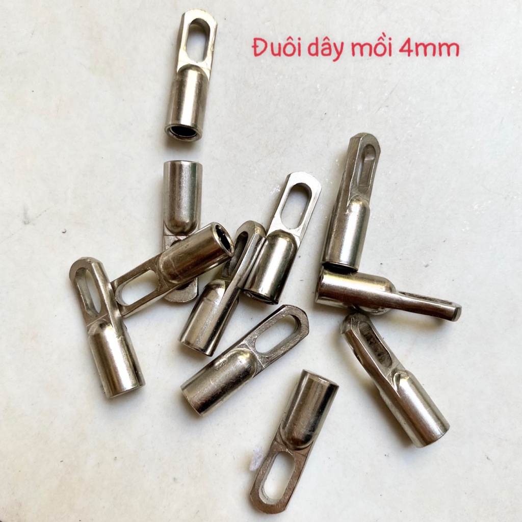 Đầu mồi bánh xe+ dây thít điện+ đuôi dây mồi luồn điện 4mm, 6mm
