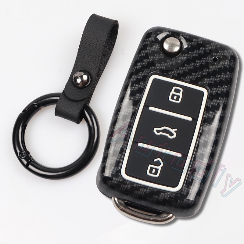 Vỏ Bọc Chìa Khóa Điều Khiển Từ Xa Cho Volkswagen VW Golf Bora Jetta POLO Passat B5 B6 Tiguan BEETLE LAVIDA Skoda Octavia A5 Fabia SEAT Ibiza SEAT Ibiza