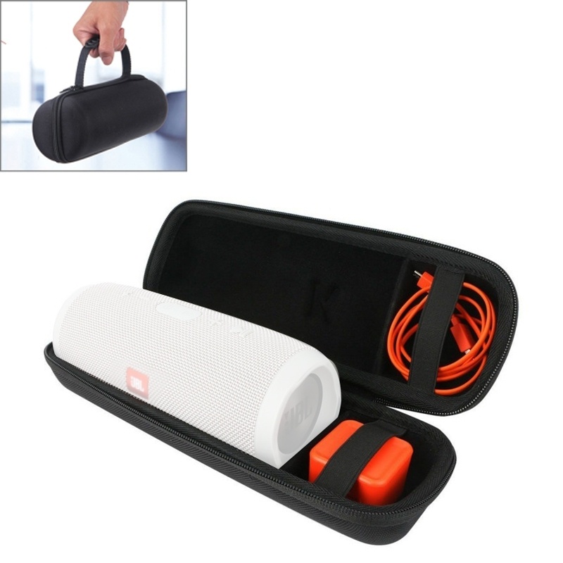 Túi Đựng Loa Bluetooth JBL Charge 3 Bằng Da PU Cứng Có Khóa Kéo 2 Trong 1