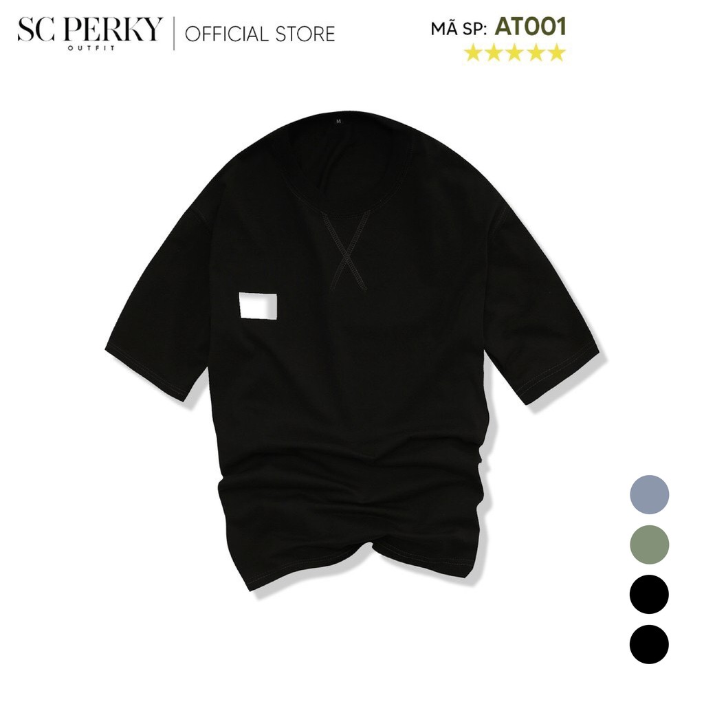 Áo T-Shirt Basic AT001 - Chất Liệu Cotton Cao Cấp - Đơn Giản & Sang Trọng - SC Perky Outfit