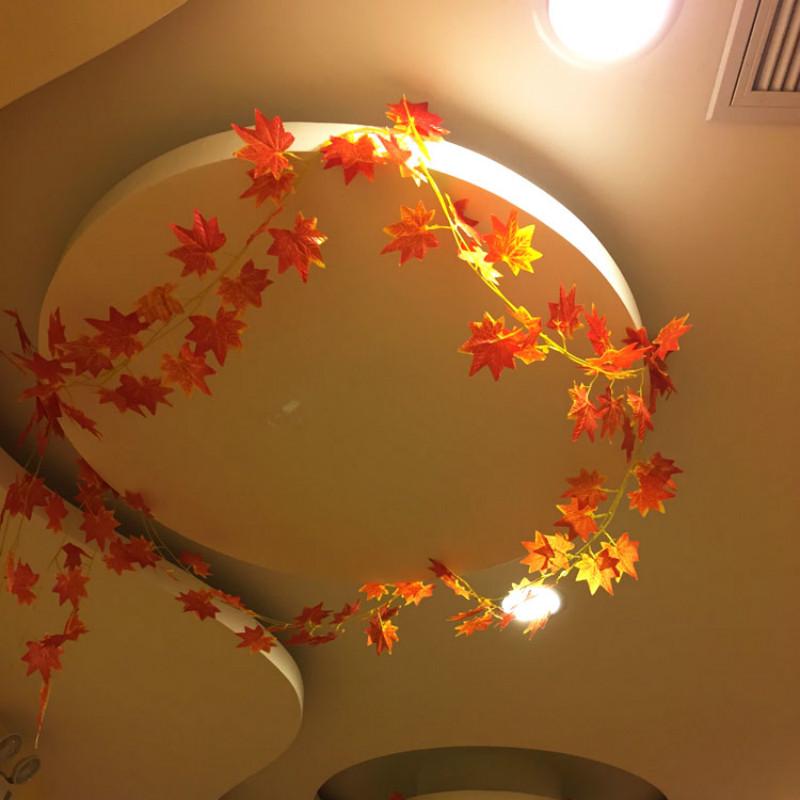 Dây Lá Phong Giả Trang Trí Dài 2.3m