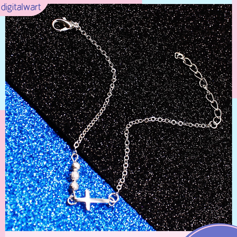 Vòng Tay Chuỗi Hạt Mặt Thánh Giá Thời Trang Cho Nữ