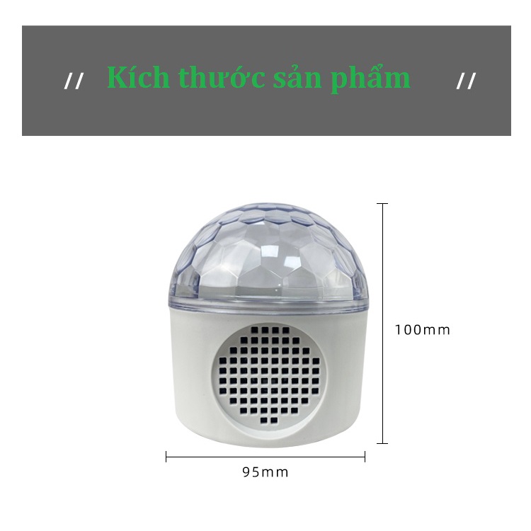 Đèn nháy led rbg nháy theo nhạc 7 màu