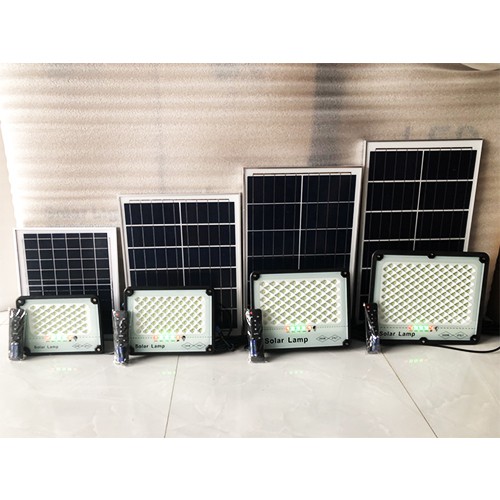Đèn năng lượng mặt trời đèn chống lóa Solar Light khung nhôm 50W,100W,200W,300W- Chính hãng IP67 bảo hành 2 năm.